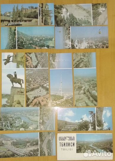 Города СССР наборы открыток