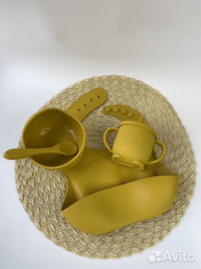 Детская посуда для кормления силиконовая