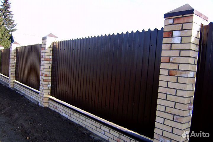 Монтаж заборов