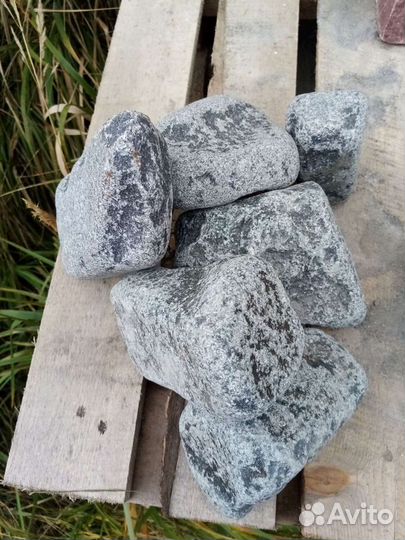 Камень для саун, малиновый кварцит, габродиабаз, п