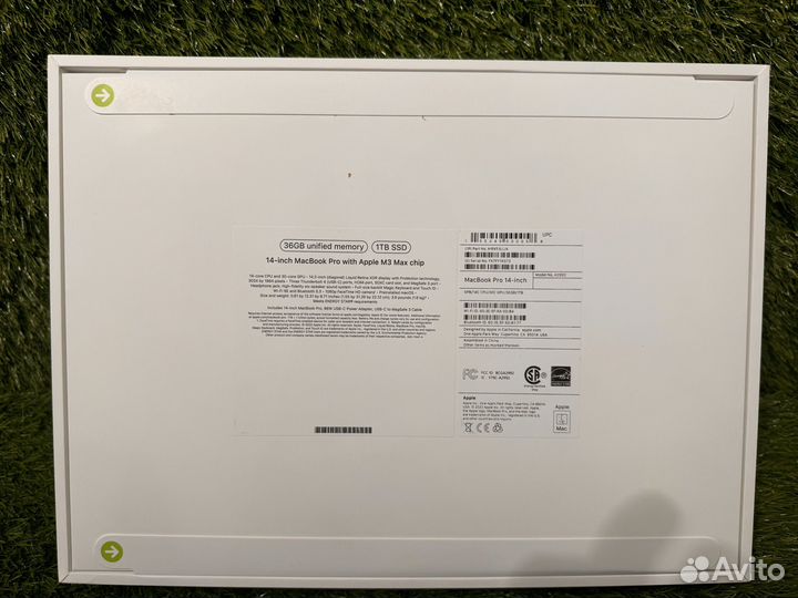 Macbook pro 14 m3 max 32/1tb grey