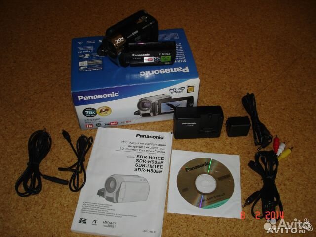 Видеокамера Panasonic SDR-H80-S