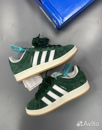 Adidas Campus 00s Dark Green Cloud White Оригинал