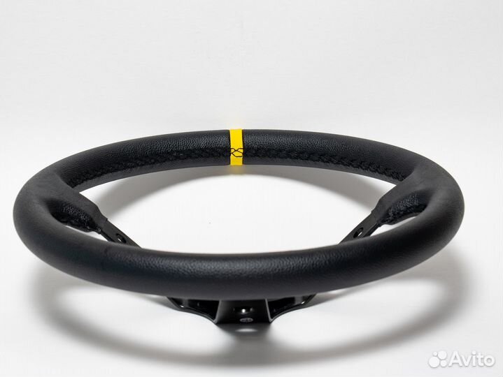 Руль гоночный дрифт OMP с выносом кожа новый