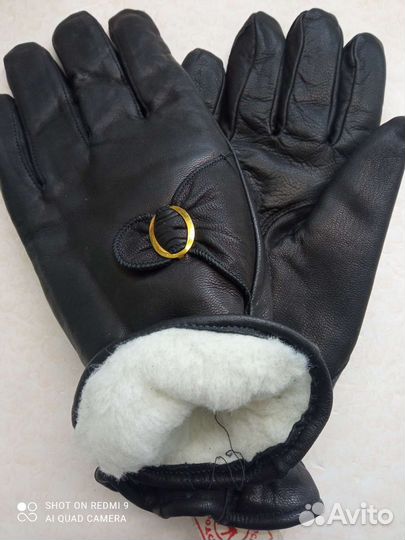Перчатки женские новые, натур. кожа
