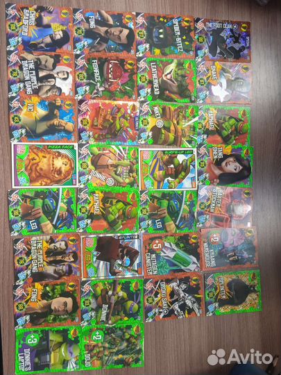 Карточки черепашки ниндзя