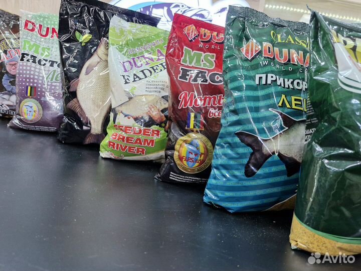 Прикормка в ассортименте