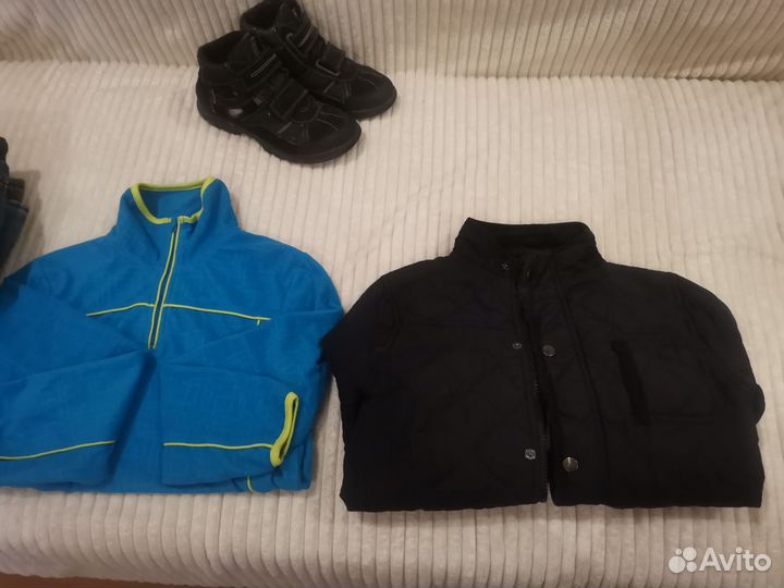 Вещи пакетом на мальчика 140