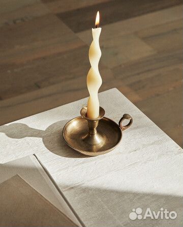 Подсвечник золотой zara home