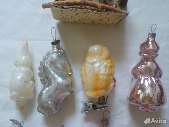 Елочные игрушки СССР сказочные персонажи