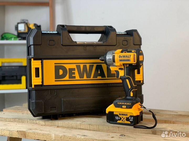 Гайковёрт/винтоверт DeWalt бесщеточный новый