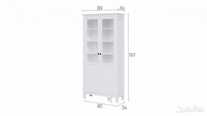 Шкаф витрина