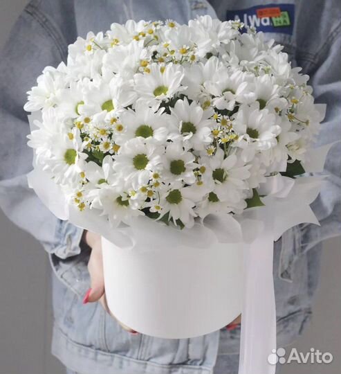 Композиции/ коробки с ромашками