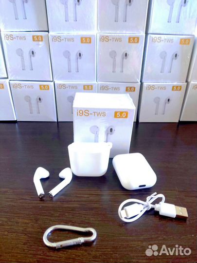 Беспроводные bluetooth наушники i9s-tws новые