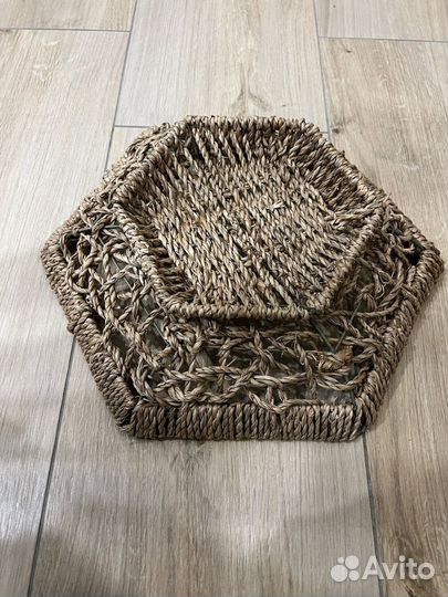 Ваза плетеная