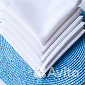 Салфетка 40х40 из ткани Журавинка белого цвета