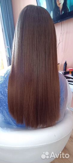 Кератиновое выпремление волос