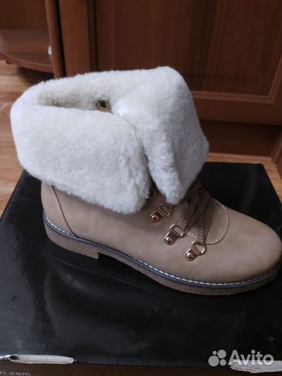 Ботинки женские зимние 36р,кож/зам