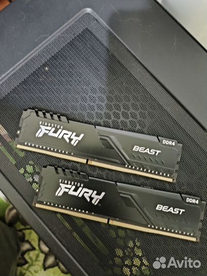 Оперативная память ddr4 hyperx fury 8gb 3200