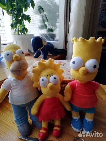 Игрушки мягкие Симпсоны
