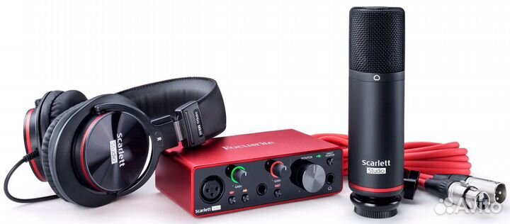 Focusrite Scarlett Solo Studio 3RD GEN комплект