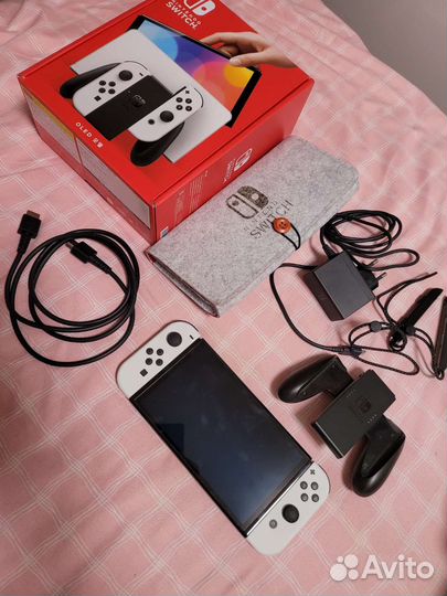 Nintendo switch oled прошитая 512gb