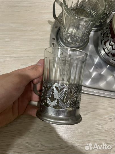 Серебряный чайный набор СССР