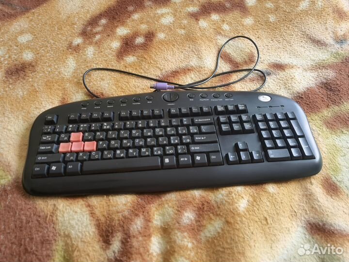 Игровая клавиатура A4Tech KB-28G Black PS/2