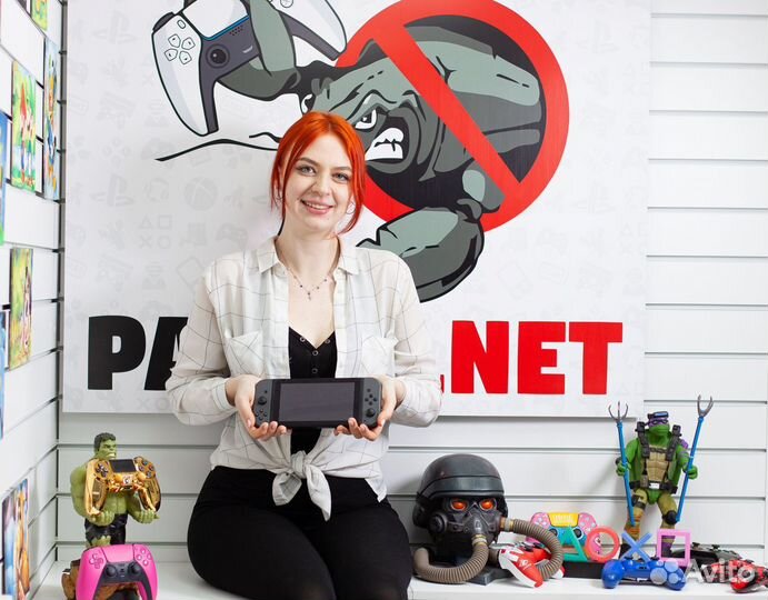 Nintendo Switch V2 Серая Б.У - обменяем