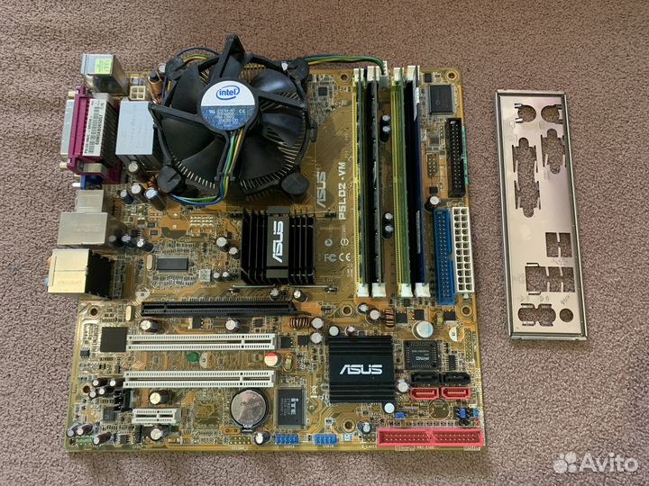 Материнская плата Asus 775 + E4400 + 4Gb