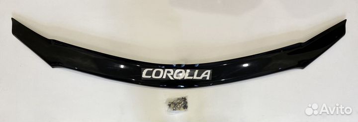 Дефлектор капота Toyota Corolla 150 мухобойка