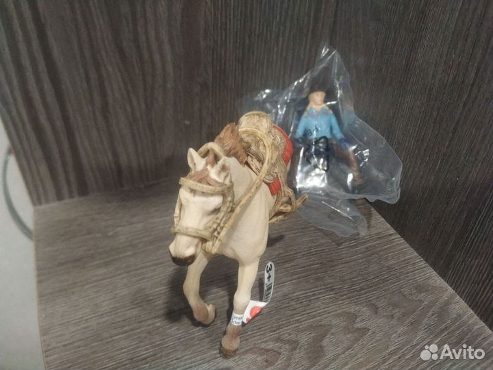 Schleich набор (белая лошадь и всадник)