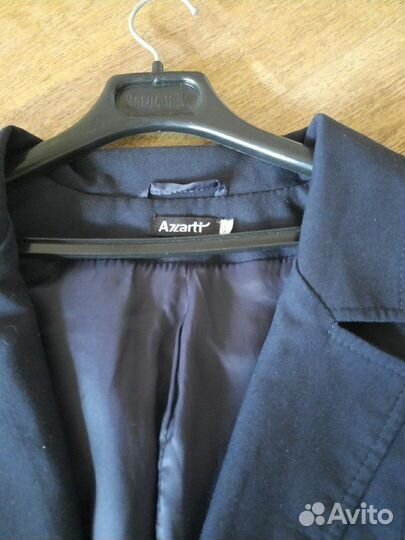 Удлиненный жилет Азарти для школьницы темно-синий