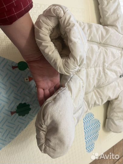 Комбинезон зимний на овчине 80