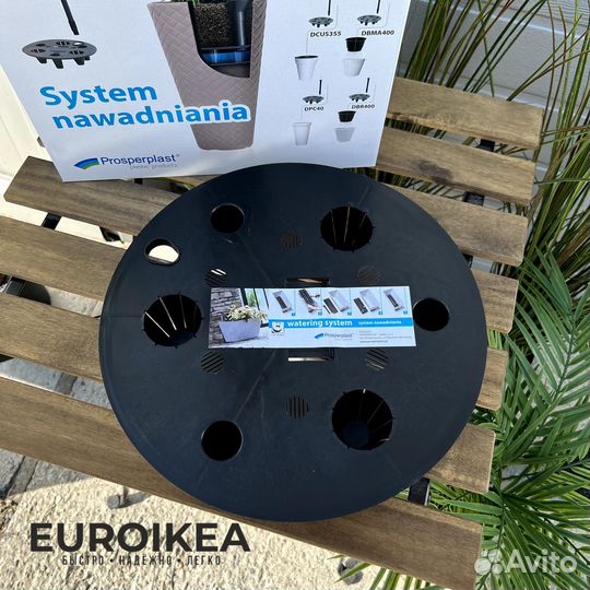 Автополив в кашпо от 34см