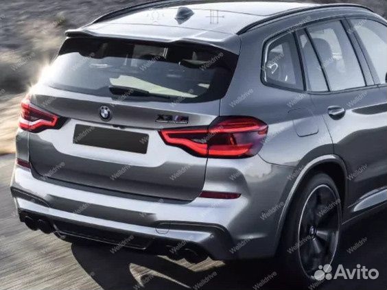 Спойлер BMW X3 G01 верхний стиль Knight