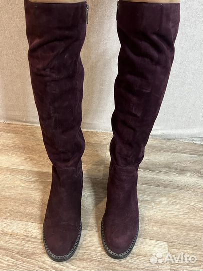 Сапоги зимние ботфорты