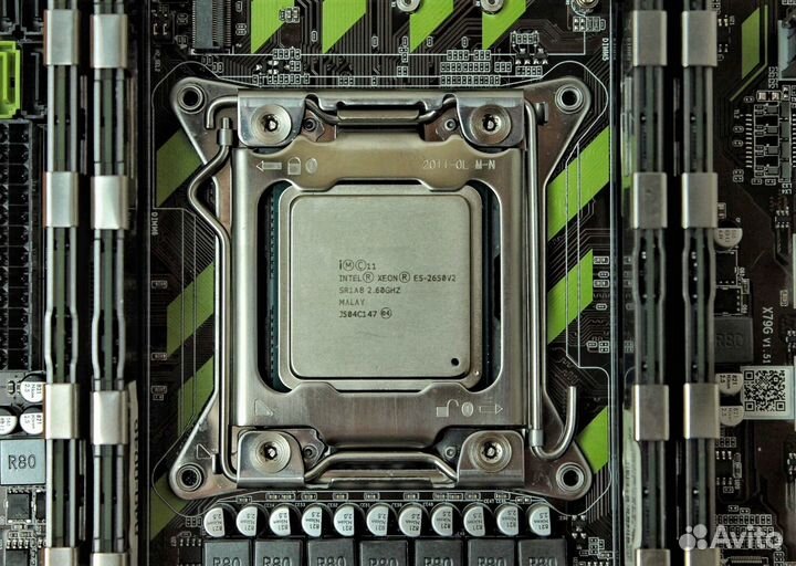 Материнская плата X79 Xeon E5 2650v2 32Gb