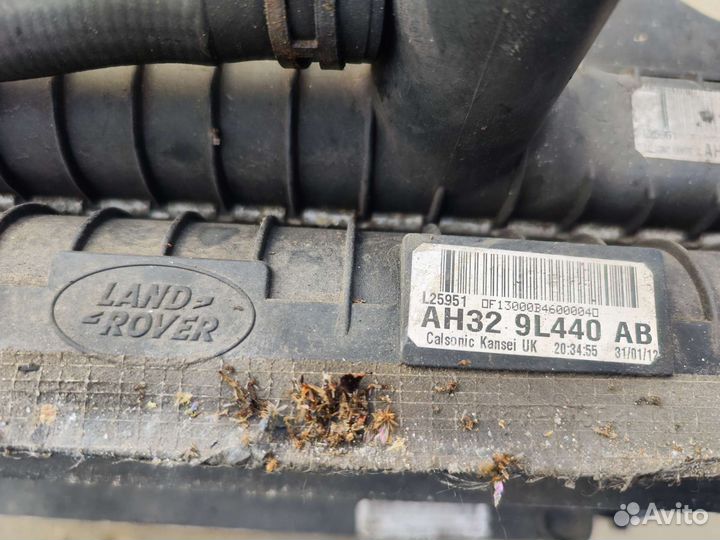 Кассета радиаторов land rover 3.0