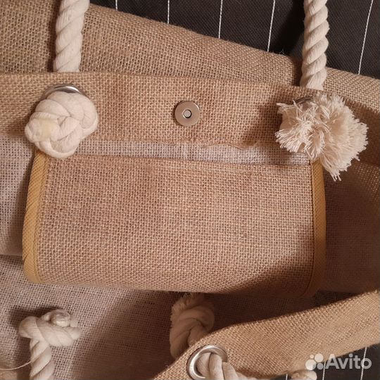 Сумка шоппер (мешковина)