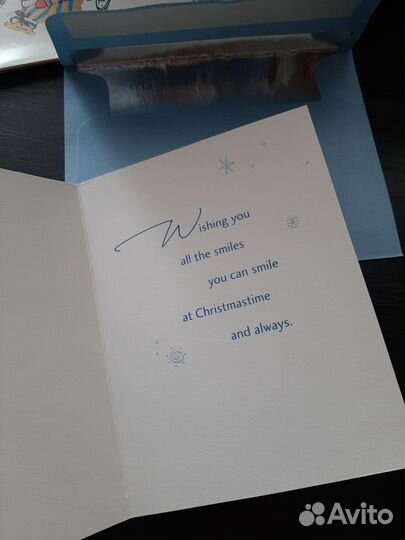 Рождественская открытка из США