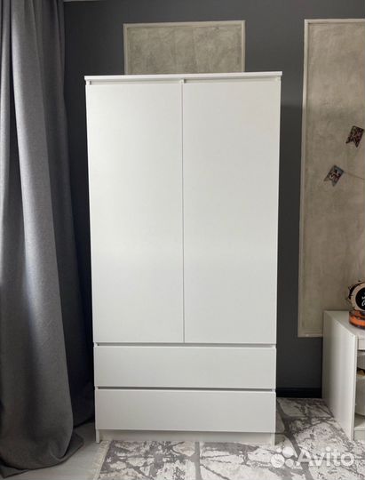 Шкаф белый 90 см. Новый