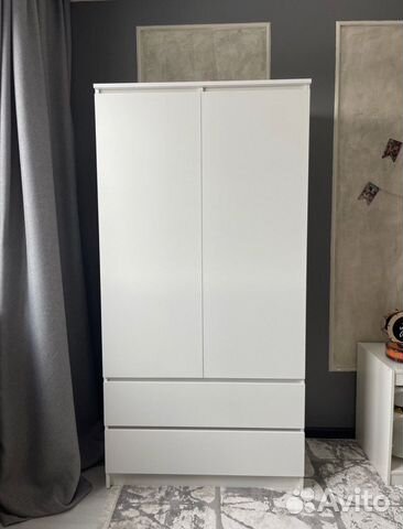 Шкаф белый 90 см. Новый