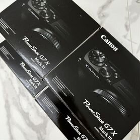 Canon Powershot G7X Mark III black в наличии