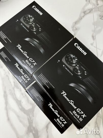 Canon Powershot G7X Mark III black в наличии