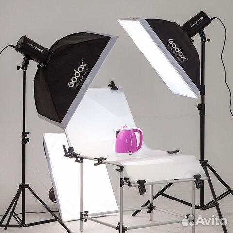 Комплект студийного света Фотовспышки Godox ST250