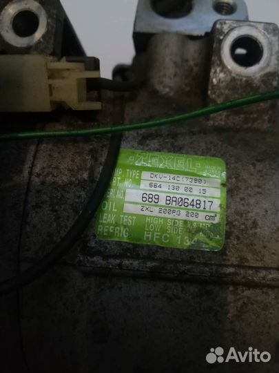 Компрессор кондиционера саньенг актион, рекстон