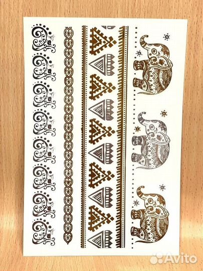 Флеш тату временная татуировка