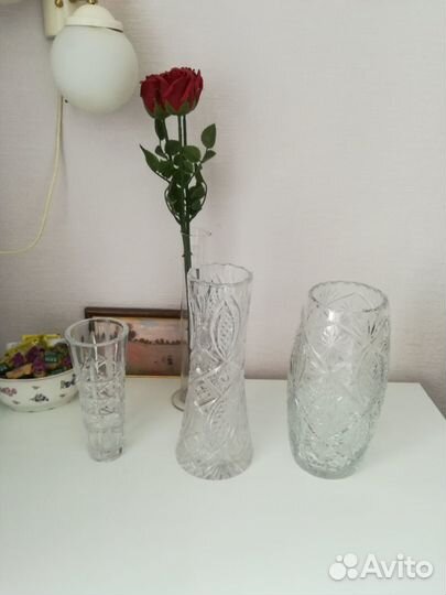 Хрустальные вазы СССР