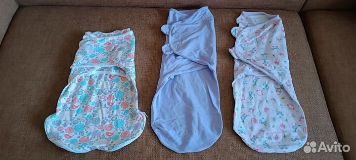 3 пеленки кокон Swaddleme
